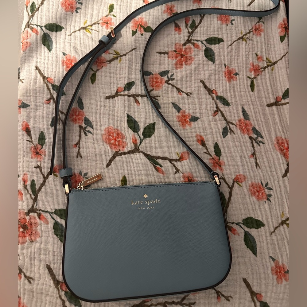 Kate Spade Smokey Blue Crossbody NWOT